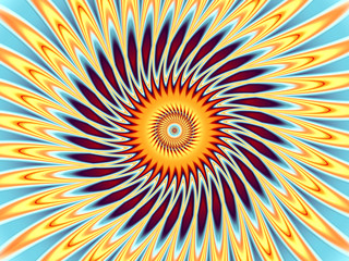 Beautiful abstract background for art projects, cards, business, posters. 3D illustration, computer-generated fractal