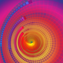 Obraz premium Colorful abstract pattern with square. Beautiful background for art projects, business, template, banners, card