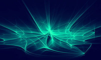 Abstract cosmic swirl for art projects. 3D illustration