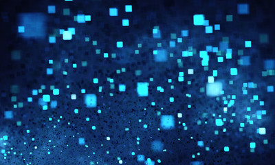 Abstract square bokeh. Beautiful background for art projects, business, template, banners