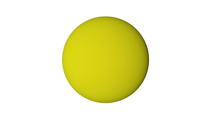 3d rendering of a shpere with structure isolated on a white background