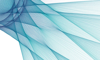 Abstract lines, threads for card, art projects, business, template, banners. 3D illustration