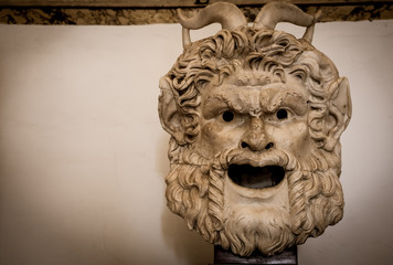 Gothic Satan Head