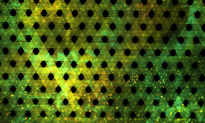 Beautiful optical illusion for art projects, cards, business, posters. 3D illustration, computer-generated fractal