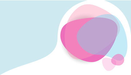 Fluid pastel colors modern vector background. Abstract dynamic organic forms banner.