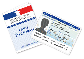 Carte électorale et carte d'identité Française-5
