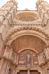 Eingangsportal Kathedrale von Palma, Mallorca