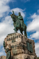 Statue König Jaime I in Palma de Mallorca