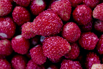 fresh raspberries background