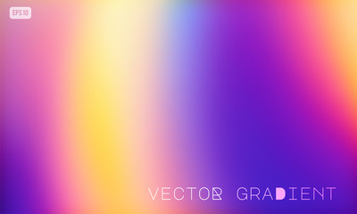 Abstract colorful vector gradient background in bright purple, orange and yellow colors. Modern trendy design for mobile apps, screens, banner templates