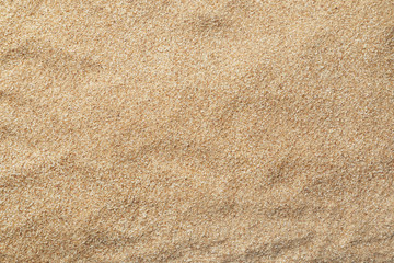 Fototapeta na wymiar Buckwheat flour as background, top view. Gluten free product