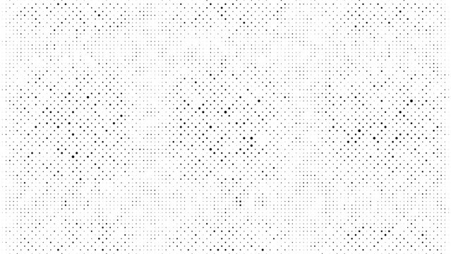 Abstract dots background. Monochrome grunge texture. Pop Art comic pattern. Geometric vector pattern. Template for presentation flyer, business cards, stickers, report, fabric