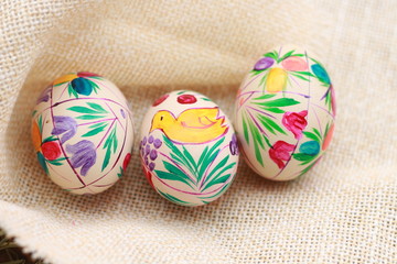 handmade painted easter eggs