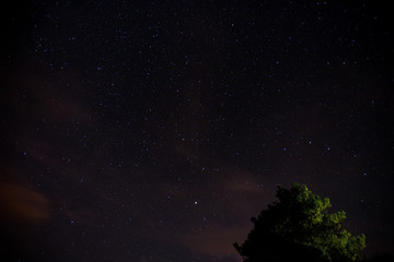 Fototapeta na wymiar Peaceful sky at night