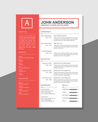 Clean Resume Template