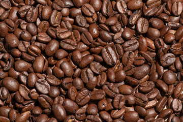 Roasted coffee beans