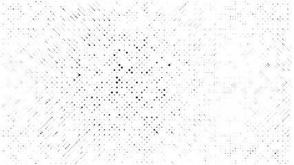 Abstract dots background. Monochrome grunge dirt texture. Halftone Pop Art comic pattern. Polka dot. Geometric vector pattern. Template for presentation flyer, business cards, stickers, report, fabric