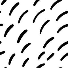 Abstract hand drawn doodle seamless pattern with lines. Background, fabric. Vector illustration. 