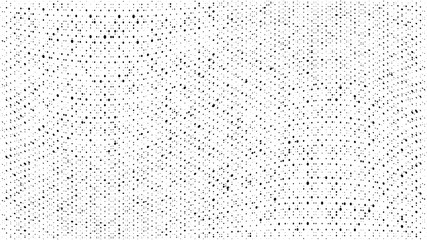 Abstract dots background. Monochrome grunge dirt texture. Halftone Pop Art comic pattern. Small Polka dot. Geometric wave vector pattern. Template for presentation flyer, business cards, report fabric