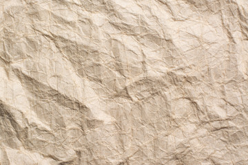 Old crumpled brown paper