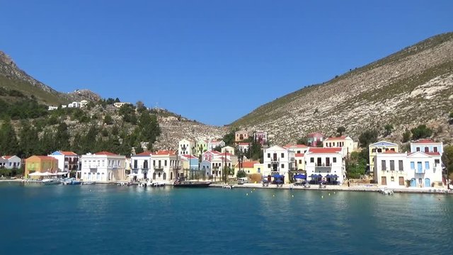 arriving at kastellorizo island