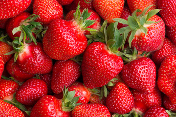 Fresh ripe strawberries