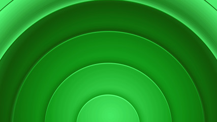 Background with circles in a paper style. With a variety of colors.