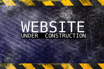 Platzhalter für leere Webseite oder Webseite die gerade erstellt oder geändert wird mit dem Text: "Website under construction".