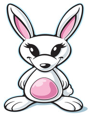 Rabbit cartoon character