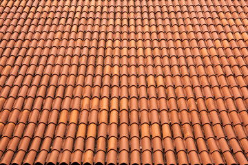 Orange Roof Tile Pattern