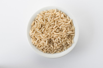 Quick Brown Rice in a Bowl