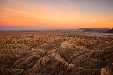 Sunset from Font's Point in Anza Borrego