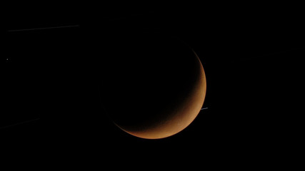 Naklejka premium alien desert planet, rocky exoplanet (Elements of this image furnished by NASA)