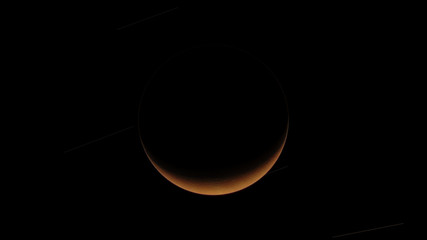 alien desert planet, rocky exoplanet (Elements of this image furnished by NASA)