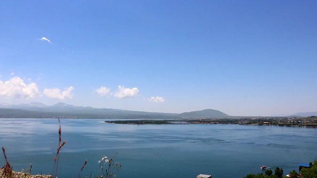 timelapse of lake sevan armenia