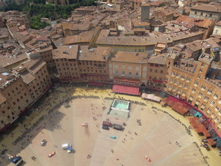 Fototapeta premium Piazza del Campo, Sienna, Italy