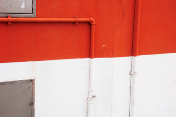 Typical colorful house facade in Burano