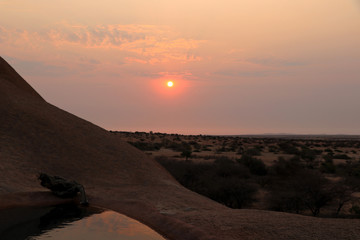 Spitzkoppe (Spitzkuppe) sunrise - Namibia Africa