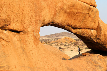 Spitzkoppe (Spitzkuppe) rock arch - Namibia Africa