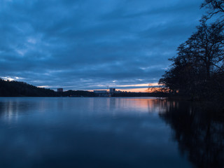 årstaviken lake at night