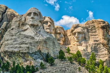 Selbstklebende Fototapeten Mount Rushmore, Wahrzeichen © ExploringandLiving