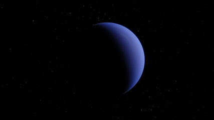 solar system series: Neptune with stars in the background. Elements of this image furnished by NASA.