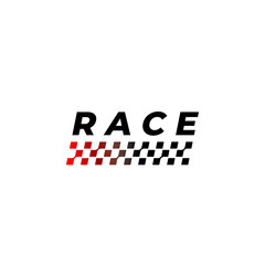 Vector Race Flag Logo