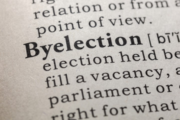 definition of byelection