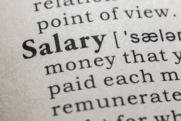 Obraz premium definition of salary