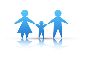 icona, famiglia, protezione, assicurazione, infanzia	