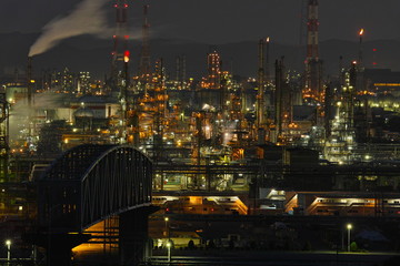 Fototapeta premium 水島工場夜景