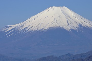 丹沢姫次から春の富士山