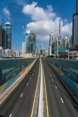 Fototapeta na wymiar Dubai city view, United arabic emirates