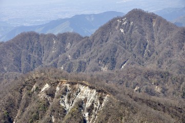 同角ノ頭と臼ヶ岳